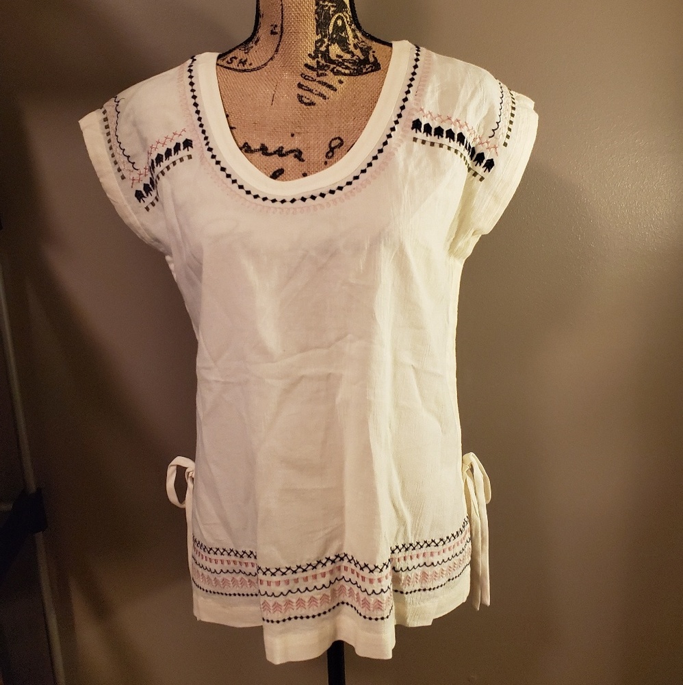 Linen Blend Blouse